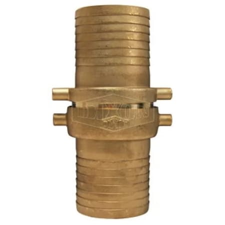 Dixon King Short Shank Suction Coupling with Brass Nut, 4 in Nominal, NPSM End Style, Domestic CBB400