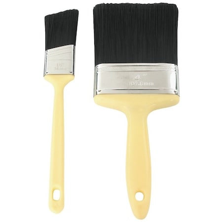 Prosource Paint Brush Set, General-Purpose, 1-1/2, 4 in Brush, 2 -Brush A 15400