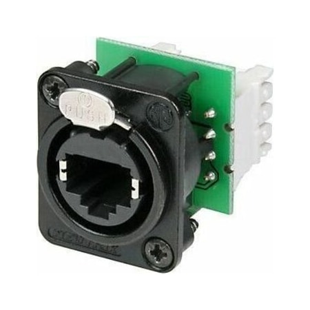 Neutrik PANEL MOUNT RJ45 JACK NE8FDV-Y110-B