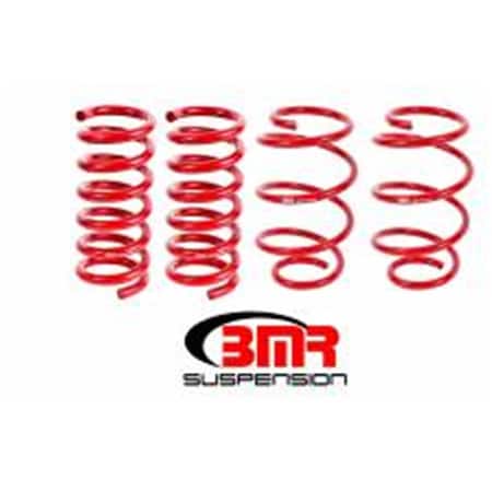 Bmr Suspension SP080R Performance Version Lowering Spring Kit for 2015-17 Ford Mustang, Red BMRSP080R