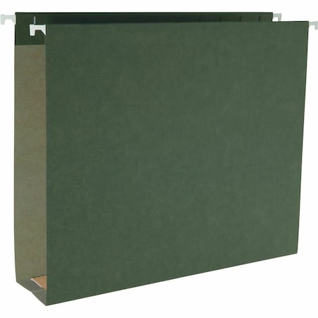 Business Source Hanging File Folder, Green, PK25 BSN43851