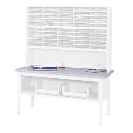 Safco Sorting Table Top, 60 in W, White 7750GR