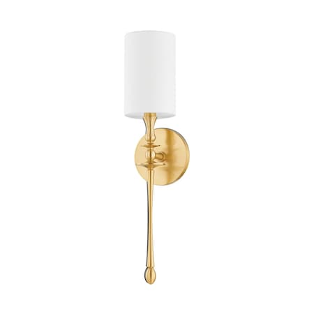 Hudson Valley Lighting Guilford 1 Light Wall Sconce 4.75 In. Aged Brass 3720-AGB
