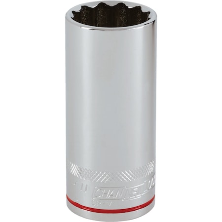 Channellock 1/2'' Drive 1'' 12-Point Deep Standard Socket 327293