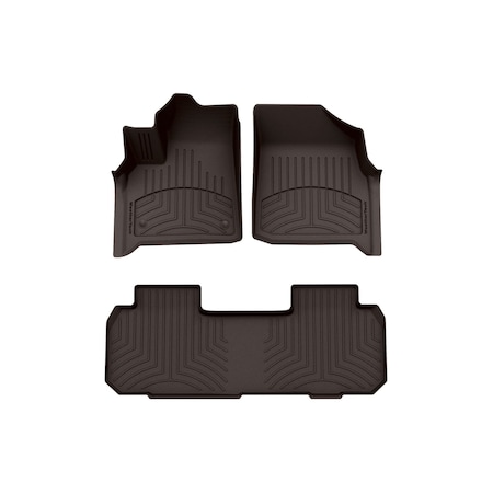 Weathertech Cocoa, Front and Rear FloorLiner HP 471228-1-3IM