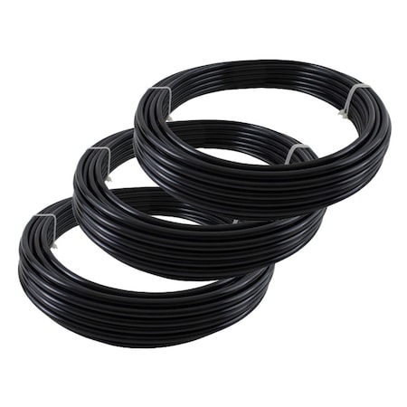 Mytee Products 100 Feet DOT Air Brake Tubing 1/2in, 1/4in and 3/8in - Black 100MP-ABT-121438-KIT