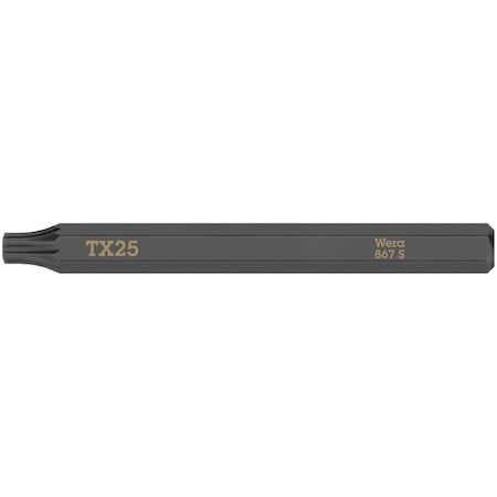 Wera 867 S TORX bits for impact screwdrivers, TX 40 x 70 mm 5018170001