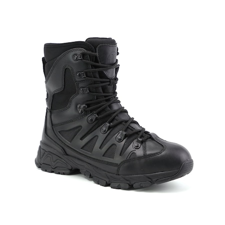 Handpoint Mens 8 in Military Tactical Boots-Slip Resistant Combat Work Boots with YKK Side Zipper, 13 AMY1002EE-13