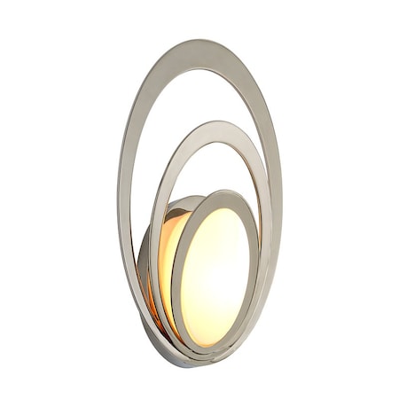 Troy Lighting Stratus 1 Light Wall Sconce 8.5 In. Polished Stainless B6502
