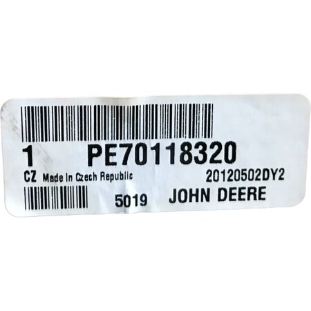 John Deere VALVE, JOHN DEERE OEM PE70118320  PE70118320