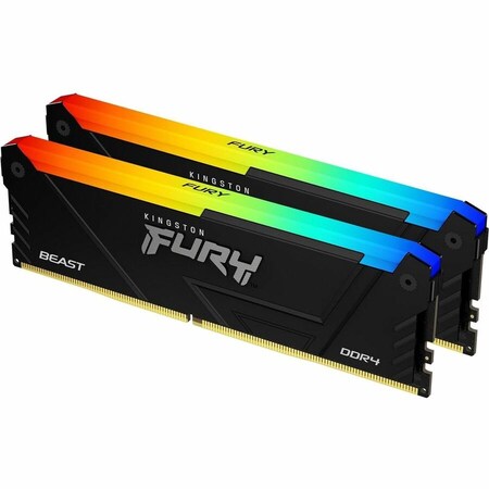 Kingston 16GB 3600MT/S DDR4 CL17 DIMM (KIT OF 2) FURY BEAST RGB KF436C17BB2AK2/16