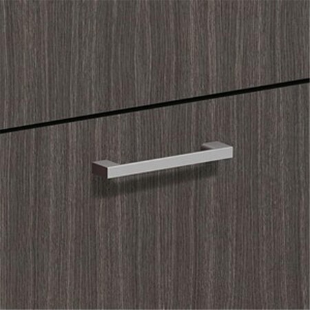 Seatsolutions 4.3 x 0.4 in. Bridge Pull, Silver, 2PK SE3193689