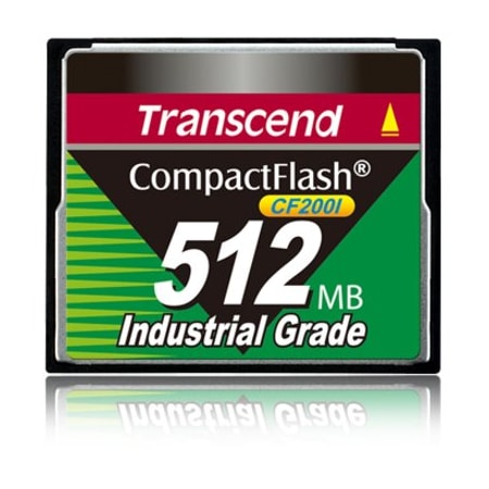 Transcend Information Transcend CF200I 512 MB CompactFlash - 200x Memory Speed TS512MCF200I