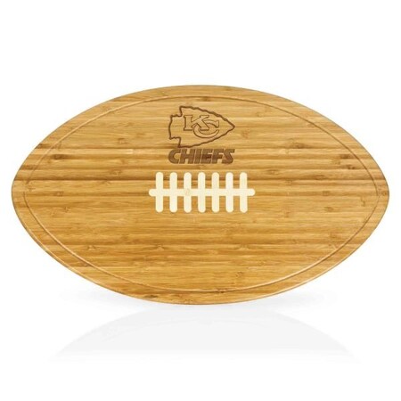 Picnic Time Family Of Brands NFL Kansas City Chiefs - Kickoff Football Cutting Board & Serving Tray 908-00-505-163-2