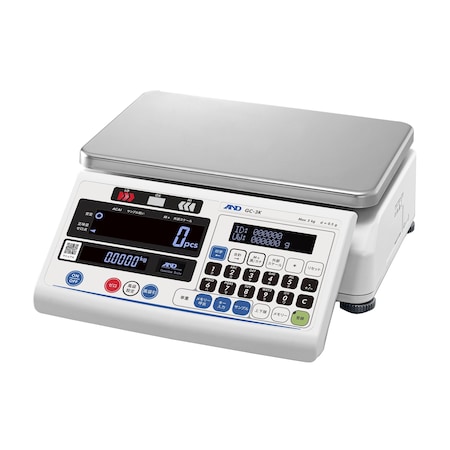 A&D Counting Scale 3Kg x 0.5g with internal memory of up to 1,000 items. GC-3K