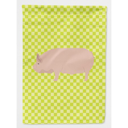 Carolines Treasures Welsh Pig Green Flag Garden Size BB7763GF