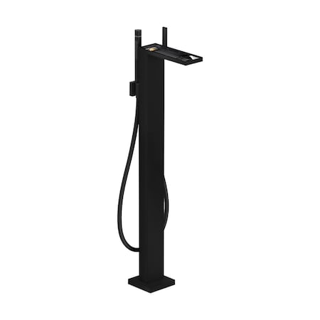 Axor MyEdition Freestanding Tub Filler Trim with 1.75 GPM Handshower without Plate in Matte Black 47442671