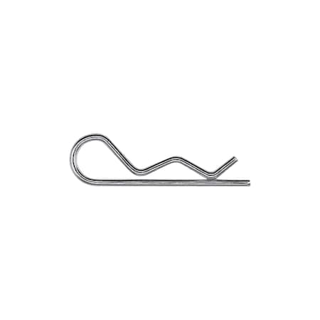Auveco Hairpin Cotter 1/16in -062 Wire - Zinc, 100PK 11873