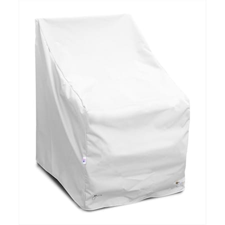 Koverroos Weathermax High Back Chair Cover- White - 29 W x 31 D x 36 H in. 12250