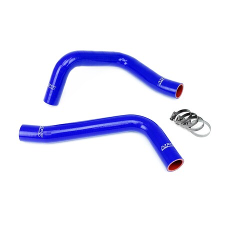 Hps Performance High Temp Reinforced Silicone Radiator Coolant Hose Kit, Blue, 57-2056-BLUE