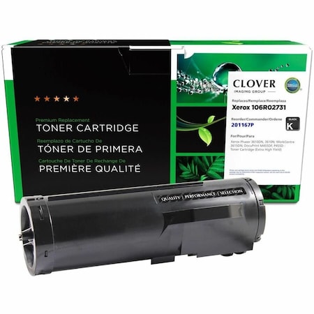 Clover Imaging Group Remanufactured Extra High Yield Toner Cartridge for Xerox 106R02731 201167P
