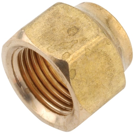 Anderson Metals 3/8'' Brass Forged Short Flare Nut 754018-06