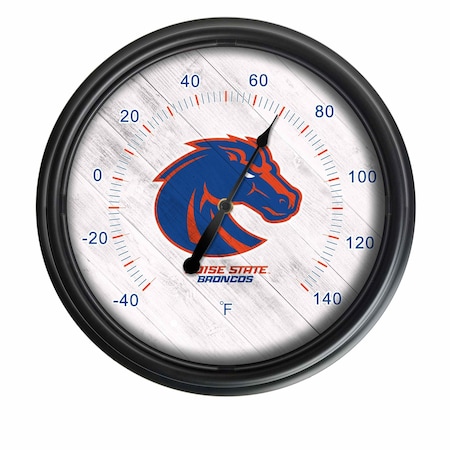 Holland Bar Stool Co Boise State University Indoor/Outdoor LED Thermometer ODThrm14BK-08BoiseS