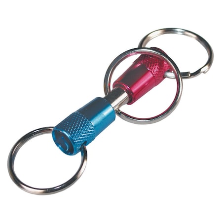 Hillman Metal Blue/Pink Valet Keychain 711077
