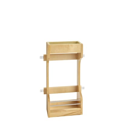 Rev-A-Shelf Maple Wood; Steel, Natural Maple, 10.5 in W, 18.5 in H, 5 in D 4SBSU-15