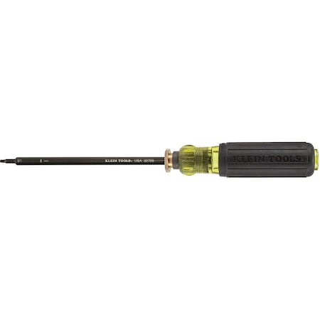 Klein Tools Screwdriver, Adjustable Length, SQ #1, #2 #1, #2 4" to 8" 32708
