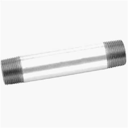 Homecare Products 8700152104 1 x 8 in. Steel Pipe Fitting Galvanized Nipple HO576507