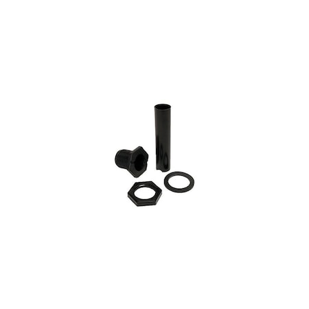 Dial Mfg Drain and Pipe Kit 4in H X 5in W Black Plastic Black 9249