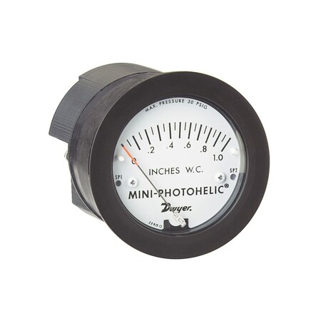 Dwyer Instruments Pressure Switch, SPDT, 1/8" MNPT, 0 to 10 in H2O Range MP-010