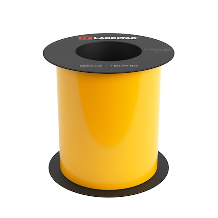 Labeltac Label Supply 6in x 75ft, Dark Yellow LT618-C