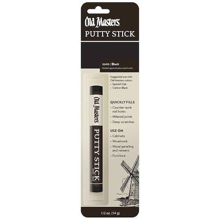 Perfect Match Old Masters Black Putty Stick 32410