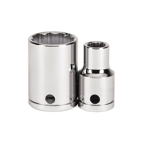Williams 1/2" Drive, 1-1/8" SAE Socket, 12 Points, Standard , 1-1/8, 1/2" Dr. JHW32236-TH