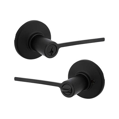 Kwikset Door Lever Lockset, 1 3/8-1 3/4" Thick 405LRL-RDT-514-SMT-6AL-RCS