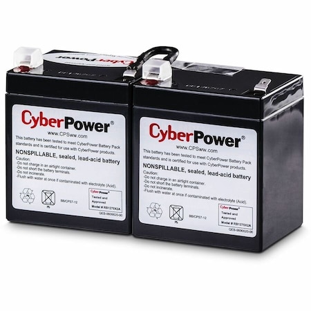 Cyberpower RB1270X2A Replacement Battery Cartridge RB1270X2A