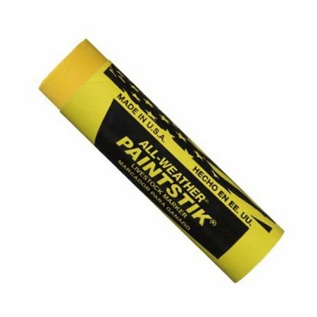 All-Weather PAINTSTIK LIVESTOCK CRAYON, 1 IN, YELLOW 061021