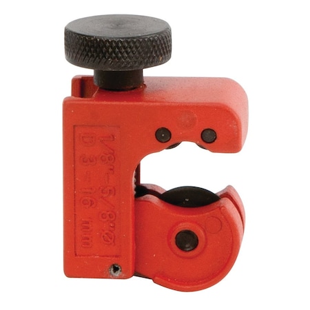 Perform Tool Tubing Cutter 1/8 In To 5/8 In Cutting Capacity; Red W700C