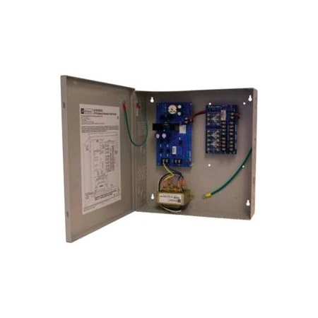 Altronix CCTV Power Supply, Output 6-15 VDC 4A, 8 Class 2 Rated PTC Outputs, input: 115VAC, BC300 Enclosure ALTV615DC8UL