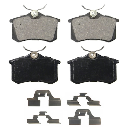 Wagner Brake QuickStop Rear Disc Brake Pad Set Ceramic,  ZD340A