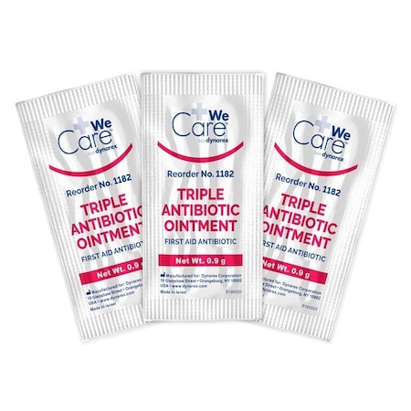Dynarex Triple Antibiotic Ointment, 0.9 g foil packet, 144PK 1182