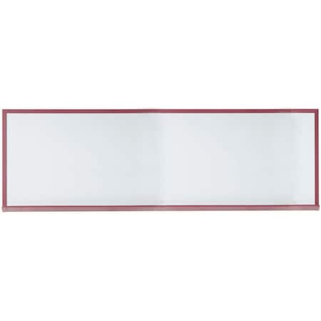 Aarco Architectural High Performance White Porcelain Markerboard w/ Wood Grained Aluminum Trim 420WD48144