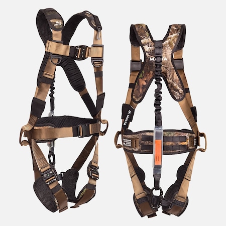 Malta Dynamics Hunter's Elite Harness Kit, 2XL, 300 lb, Quick-Connect Chest/ Quick-Connect Leg Straps HE2202