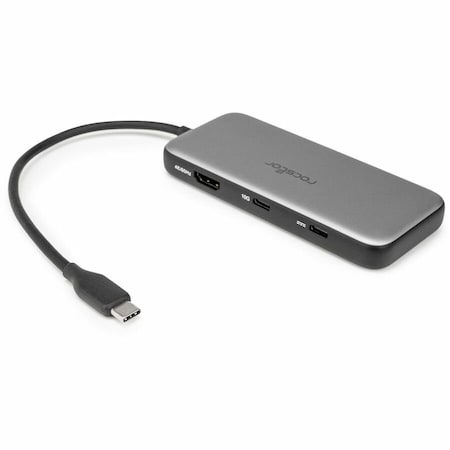 Rocstor PREMIUM USB-C 7-IN-1 MULTIPORT ADAPTER WITH DP 1.4 ALT MODE - USB C TO HDMI 4K@6 Y10A320-S1