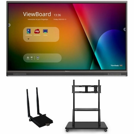 Viewsonic 75" ViewBoard Interactive Flat Panel Bundle IFP7552-1C-E2