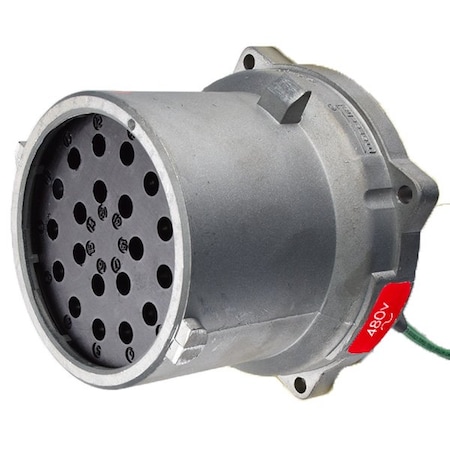 Meltric DN20c INLET METAL SIZE 5 IP 54/55 19P+G 15 A 480 VAC/130 VDC 60 Hz SPARE POSITION 17-68191-P5