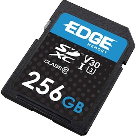 Edge Memory 256GB SDXC VSC V30 U3 MEMORY CARD PE256814