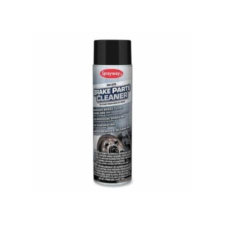 Sprayway Brake Parts Cleaner, 20 oz Aerosol Can, White, 12PK 893-SW070